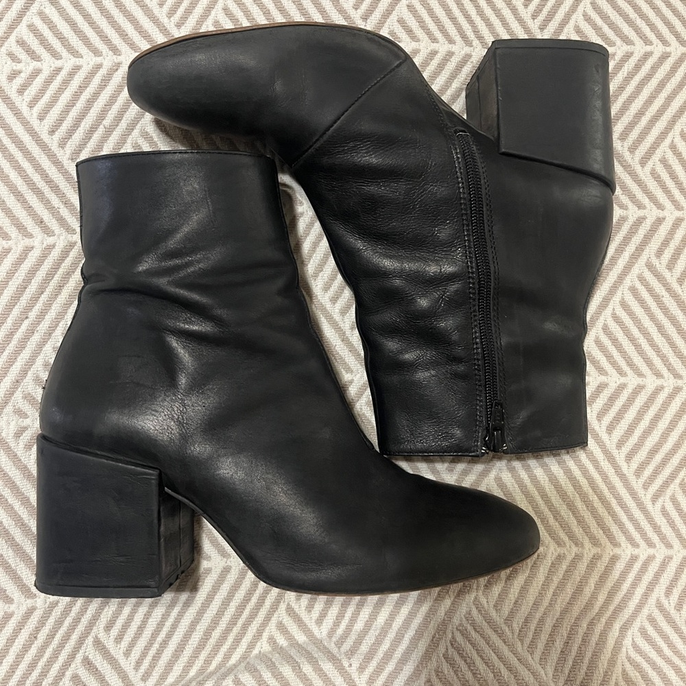 Free People block heel boots